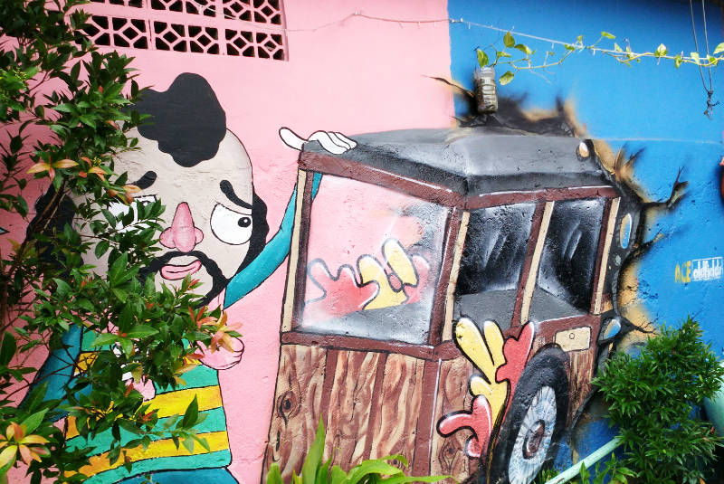  perpaduan  warna cat  rumah  untuk  pembuatan mural Pacific 