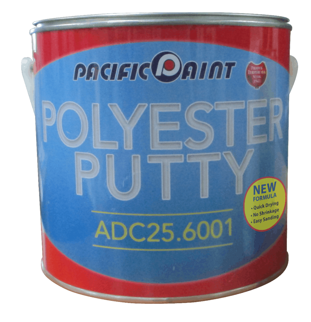 pacific paint dempul polyester putty adc 25