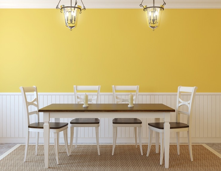 warna cat dinding interior kuning