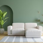 A green living room